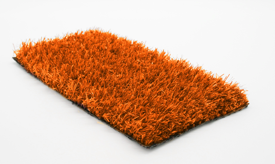 fabricant de gazon synthétique orange pour revendeur professionnel