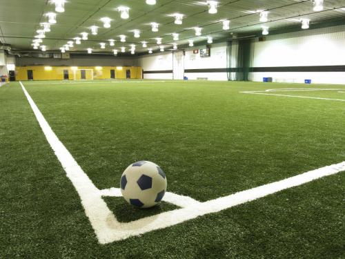indoor soccer field